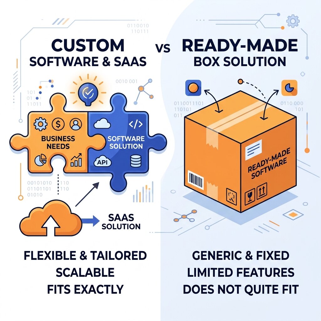 Why Custom Software Solves What Off-the-Shelf SaaS Fails to Deliver